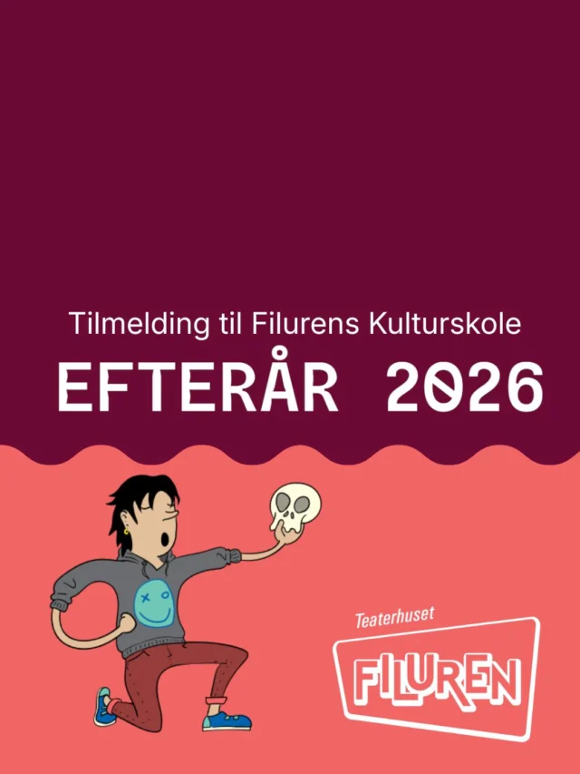 Tilmelding til Filurens Kulturskole åbner i dag! 🎭
Vi glæder os til endnu en sæson fyldt med teater og dans - skal du være med? 

Tilmeld dig her 👉 https://filuren.dk/kulturskolen-for-teater-og-dans/tilmeldinger

#kulturskole #børnogunge #teater #dans