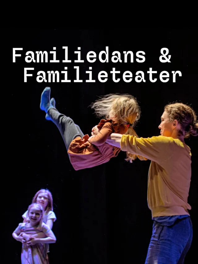 I september starter vi igen op med Familiedans og Familieteater - og vi har altid plads til flere 🎭

Kom og vær med til en sjov time, hvor børn og voksne sammen med en underviser leger teaterlege, bevæger kroppen og udforsker teatret sammen 👨‍👩‍👧‍👦

Familiedans - for 4-6 år
Familieteater - for 6-9 år

🎟 Se spilletider og køb billetter på filuren.dk