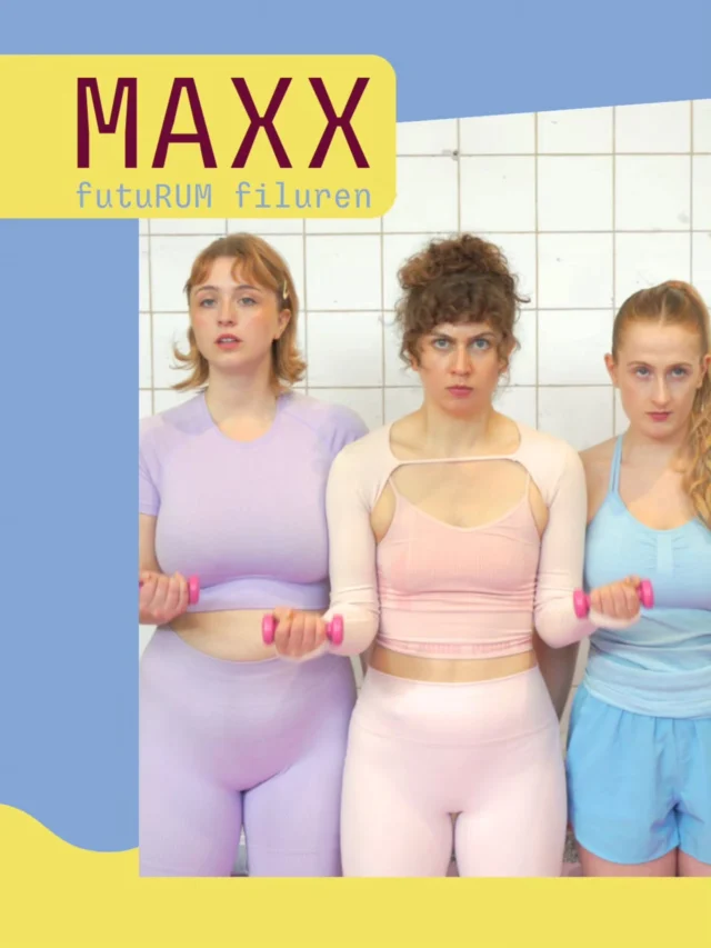 "Lever du op til dit fulde potentiale?" 🏋‍♀️

Mød Kylie, Carly og Kelly-Anne, der alle kæmper for at blive helt perfekte. De følger religiøst kostråd, træningsplaner og skønhedsrutiner - men hvor længe kan de holde til det?

MAXX er en del af futuRUM filuren 💛

Oplev forestillingen d. 22. september kl 17 - book din billet på filuren.dk 🎭
