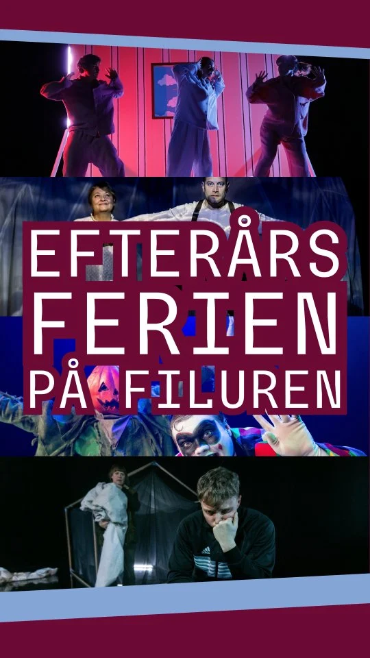 Hvad skal du se i efterårsferien? 😍🎭
Vi glæder os til en spændende uge med oplevelser for både de mindste, største og alle dem imellem.

SOVER DU? med @sjaellandsteater for 4-7 år 🧸
TINY med @frk_fracasos_kompagni for 7-12 år 🪂
IND I MØRKET med Teaterhuset Filuren og @maerkvaerk.dk for 13 år og opefter 🎮

NATTENS TIVOLI med @sgk_filuren - hver dag i @tivolifriheden 🎃